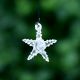 Multicolor Beach Theme Assorted Starfish Christmas Tree Ornaments Set of 10 Pcs